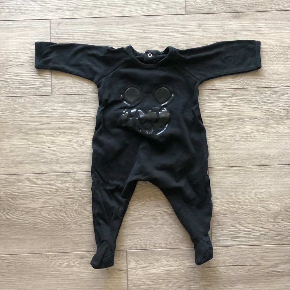 Little Marc Jacobs Baby Bodysuit Onesie Black 6M